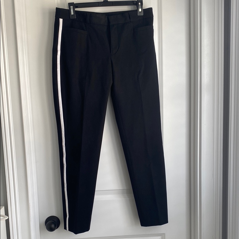 Banana Republic Black and White Cropped Pants